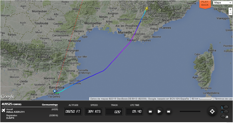 Illustration for article titled Se estrella en Francia un avión con 150 personas que partió de Barcelona